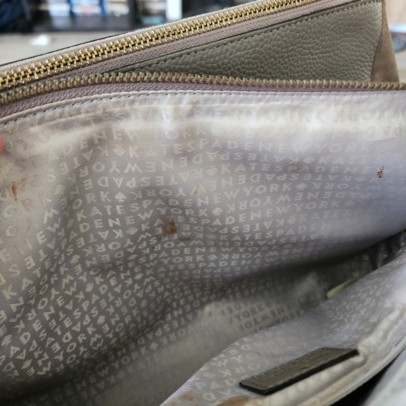 Kate Spade Pebble/Suede leather satchel - Picture 9 of 14
